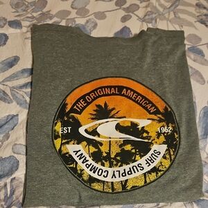 Gray Surf Supply Graphic T-Shirt